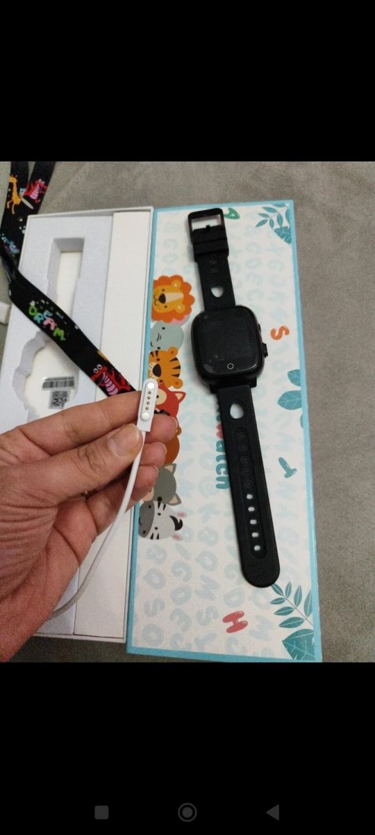 Orologio Smartwatch GPS videochiamata nero