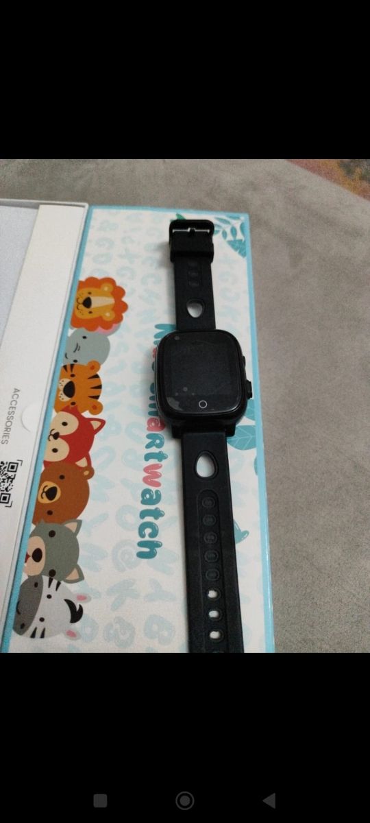 Orologio Smartwatch GPS videochiamata nero