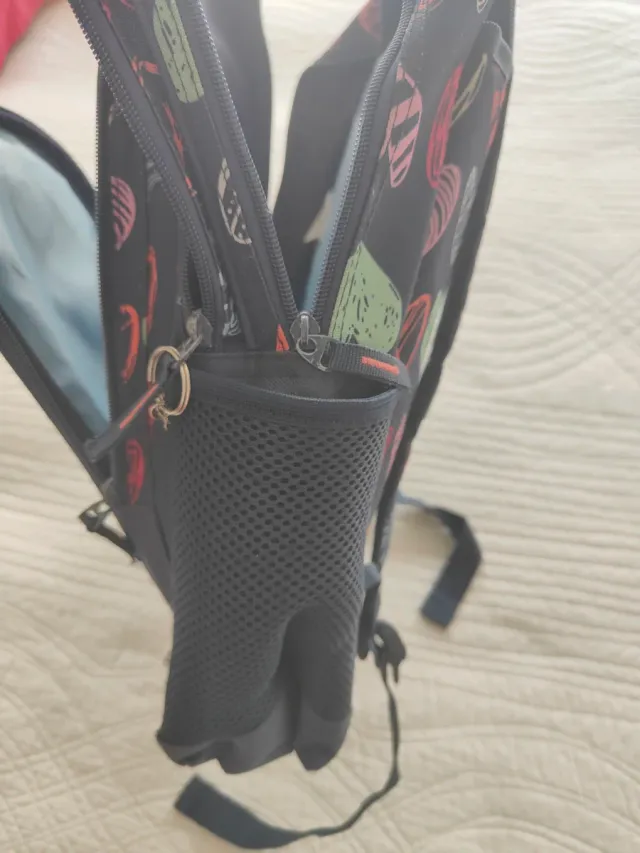 Mochila con estampado de corazones