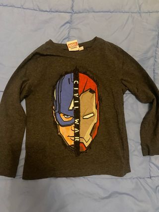 Maglia Marvel bimbi manica lunga
