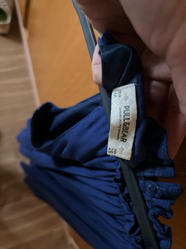 Vestido azul de evento mujer Primavera/Verano