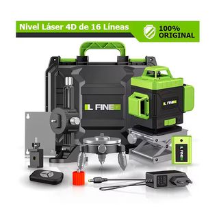 MALETÍN NIVEL LASER 360° 2 BATERÍAS TRÍPODE Y ACCE