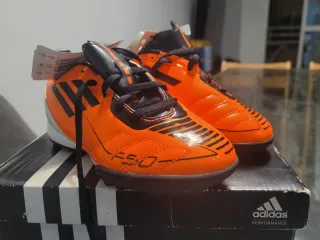 Botas Fútbol Niño Adidas F50 Naranja