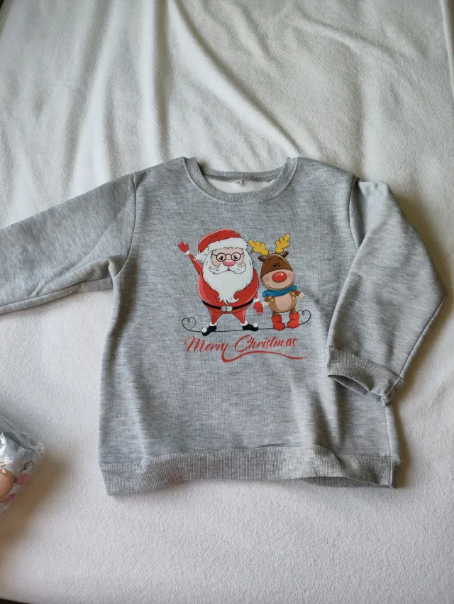 Sudadera Navidad Niño/a Gris
