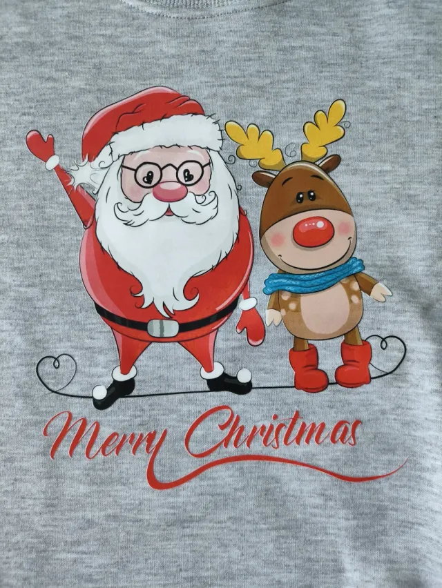 Sudadera Navidad Niño/a Gris