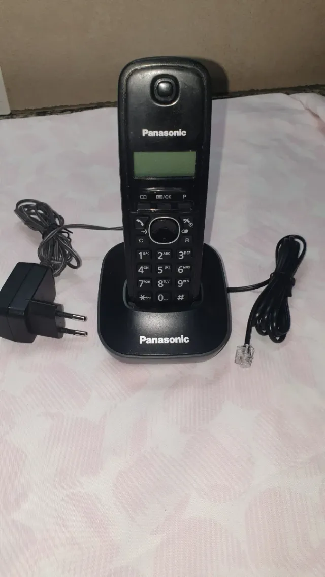Telefone Panasonic Preto
