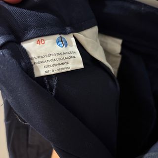Pantalones de trabajo azul marino