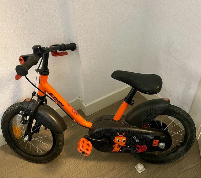 Bici B-Twin Naranja Infantil