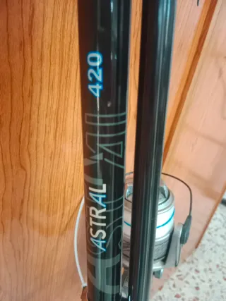 CALA DE PESCA CAPERLAN ASTRAL 420 + CARRETE