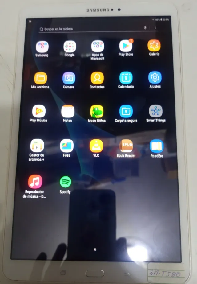 Tablet Samsung SM-T580 Blanca