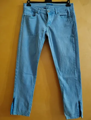 Jeans donna Terranova azzurri con zip