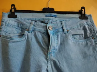 Jeans donna Terranova azzurri con zip