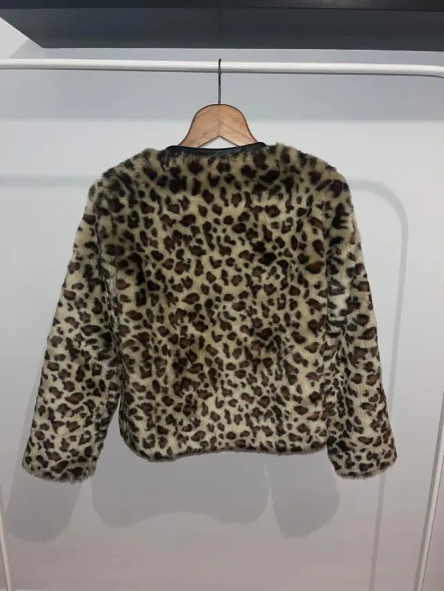 Chaqueta leopardo vintage Talla S