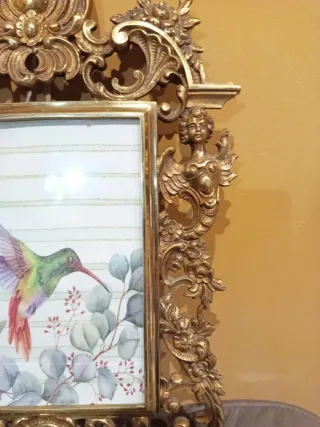 Marco de fotos antiguo forja