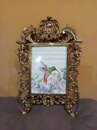 Marco de fotos antiguo forja