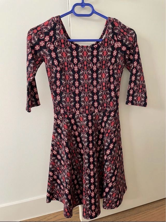 Vestido Hollister Talla XS Estampado