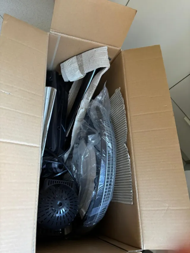 Ventilador Rowenta Negro y Turquesa