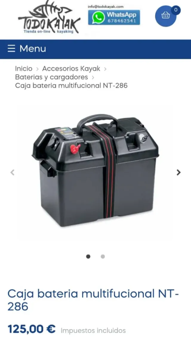 Motor Eléctrico Kayak Neraus 46 lbs