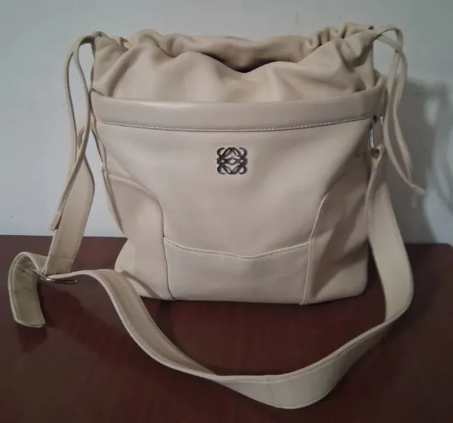 Bolso Loewe Beige Piel