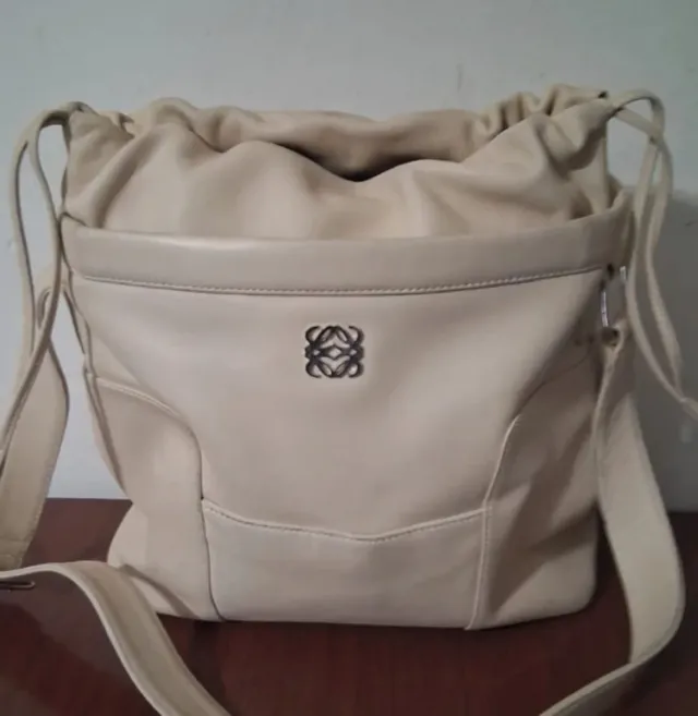 Bolso Loewe Beige Piel