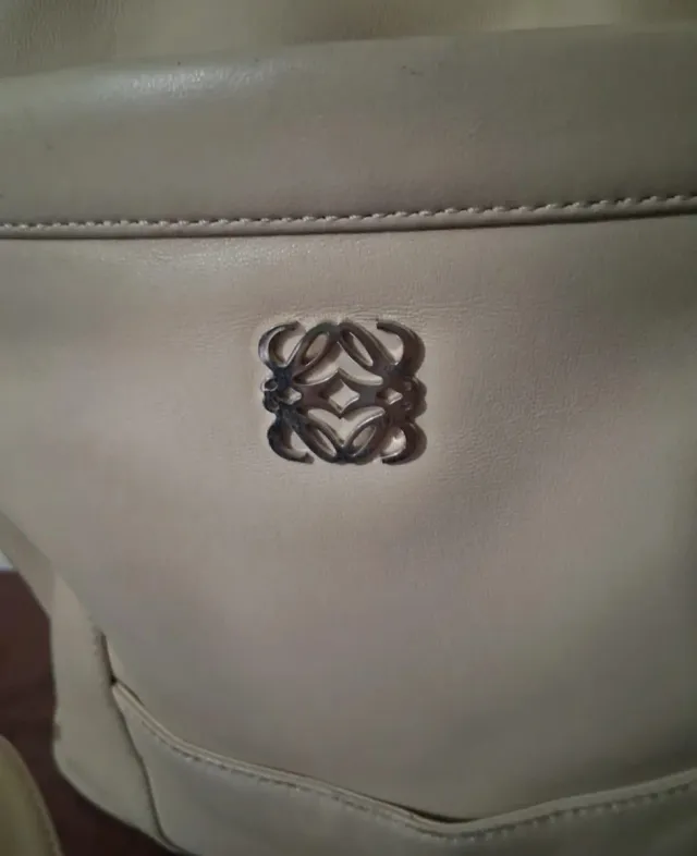 Bolso Loewe Beige Piel
