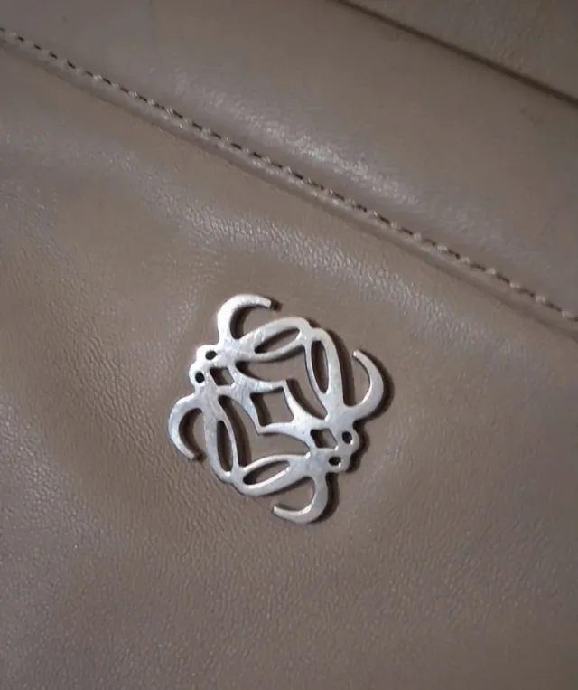 Bolso Loewe Beige Piel