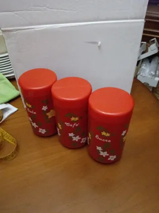 Set 3 Contenitori Sale, Caffè, Zucchero