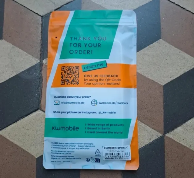 Cover Samsung A34 5G Bianca KWmobile Nuova