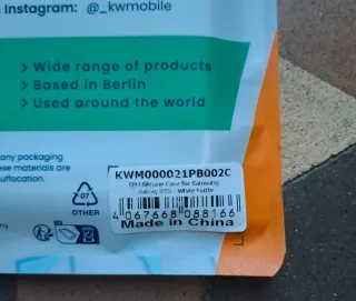 Cover Samsung A34 5G Bianca KWmobile Nuova