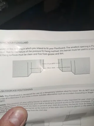 Barrera de seguridad para niños plegable