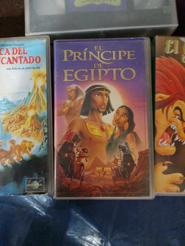 Lote 4 Películas VHS Animadas (Español)