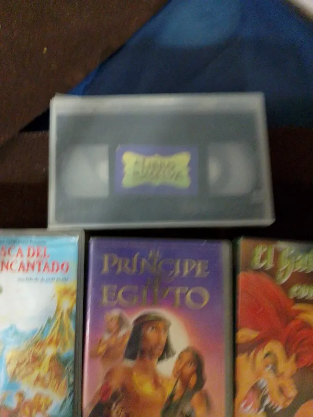 Lote 4 Películas VHS Animadas (Español)