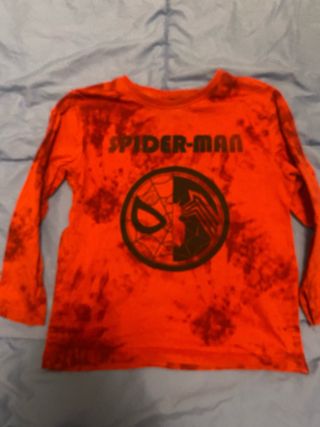 Maglia Spiderman bimbo manica lunga