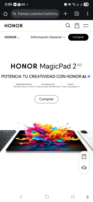 Honor MagicPad 2 Tablet OLED precintada + teclado