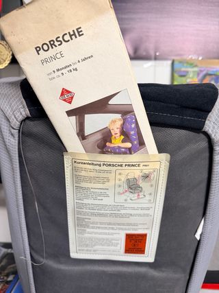 Silla coche porsche para bebé desde 9 meses 4 años