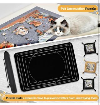 Tapete para puzzles enrollable