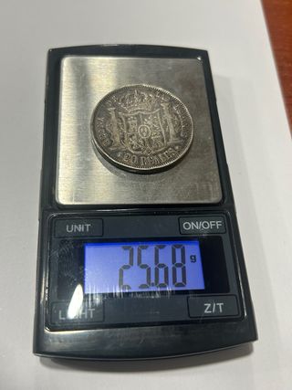 Moneda Isabel II 1860