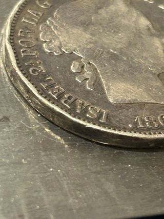 Moneda Isabel II 1860