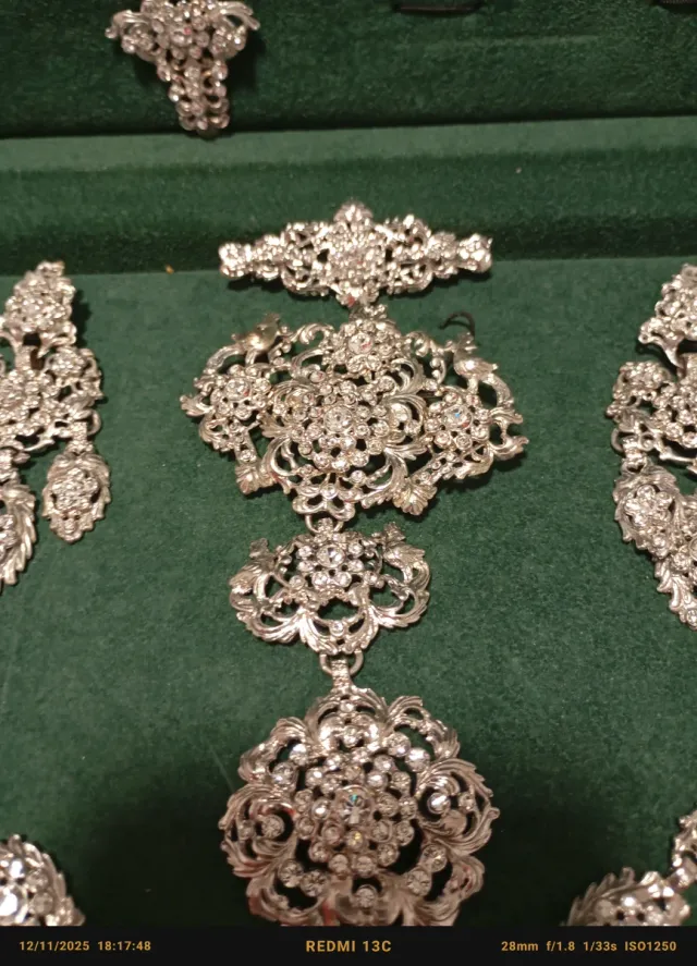 Aderezo Fallera Plata