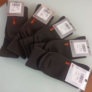 KLER. CALCETINES Hombre. MARRON. 5 pares