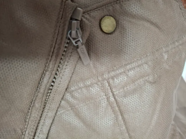 Abrigo Parka Cortefiel mujer beige/marrón