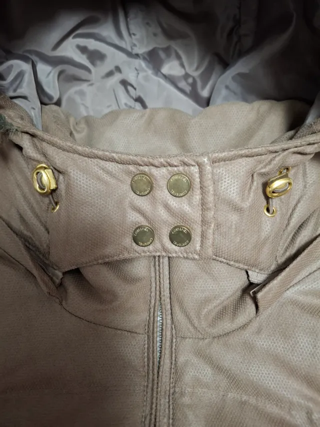 Abrigo Parka Cortefiel mujer beige/marrón