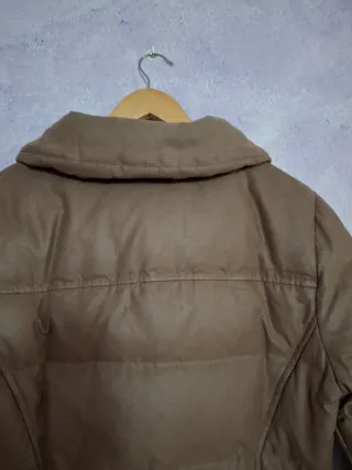 Abrigo Parka Cortefiel mujer beige/marrón