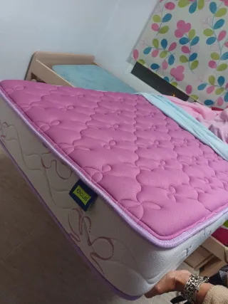 Cama nido con 2 cajones y 2 colchones