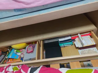 Cama nido con 2 cajones y 2 colchones