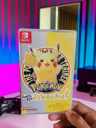 Carátula Pokémon Let's Go Pikachu Switch