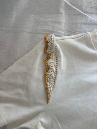 Camiseta Zara Blanca Talla L