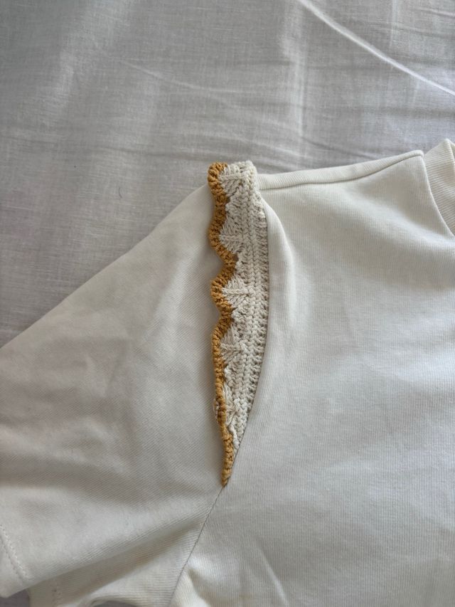 Camiseta Zara Blanca Talla L