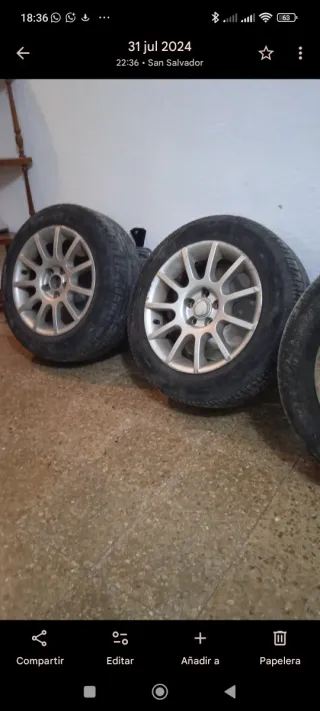 Llantas Seat León 4 unidades sin nuematicos
