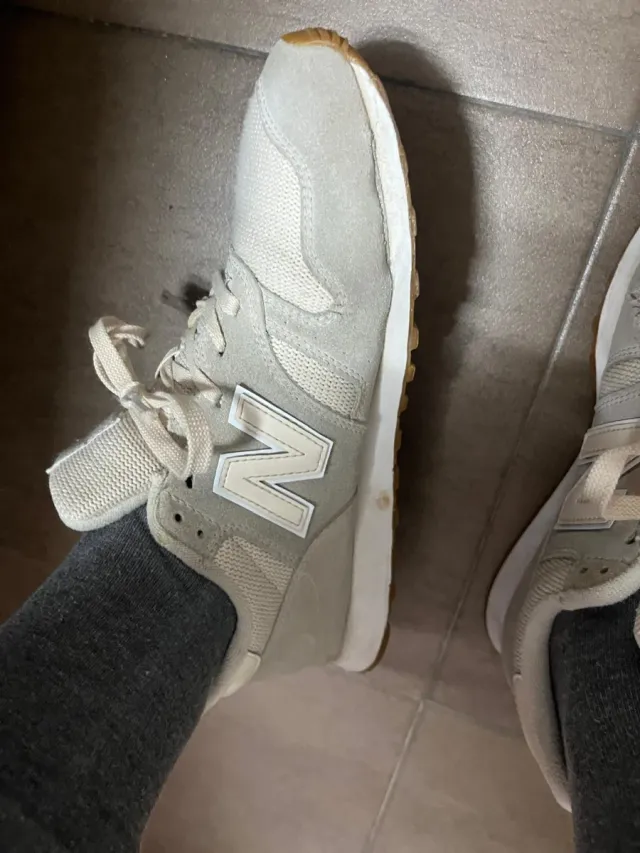 Deportivas New Balance Beige/Blanco